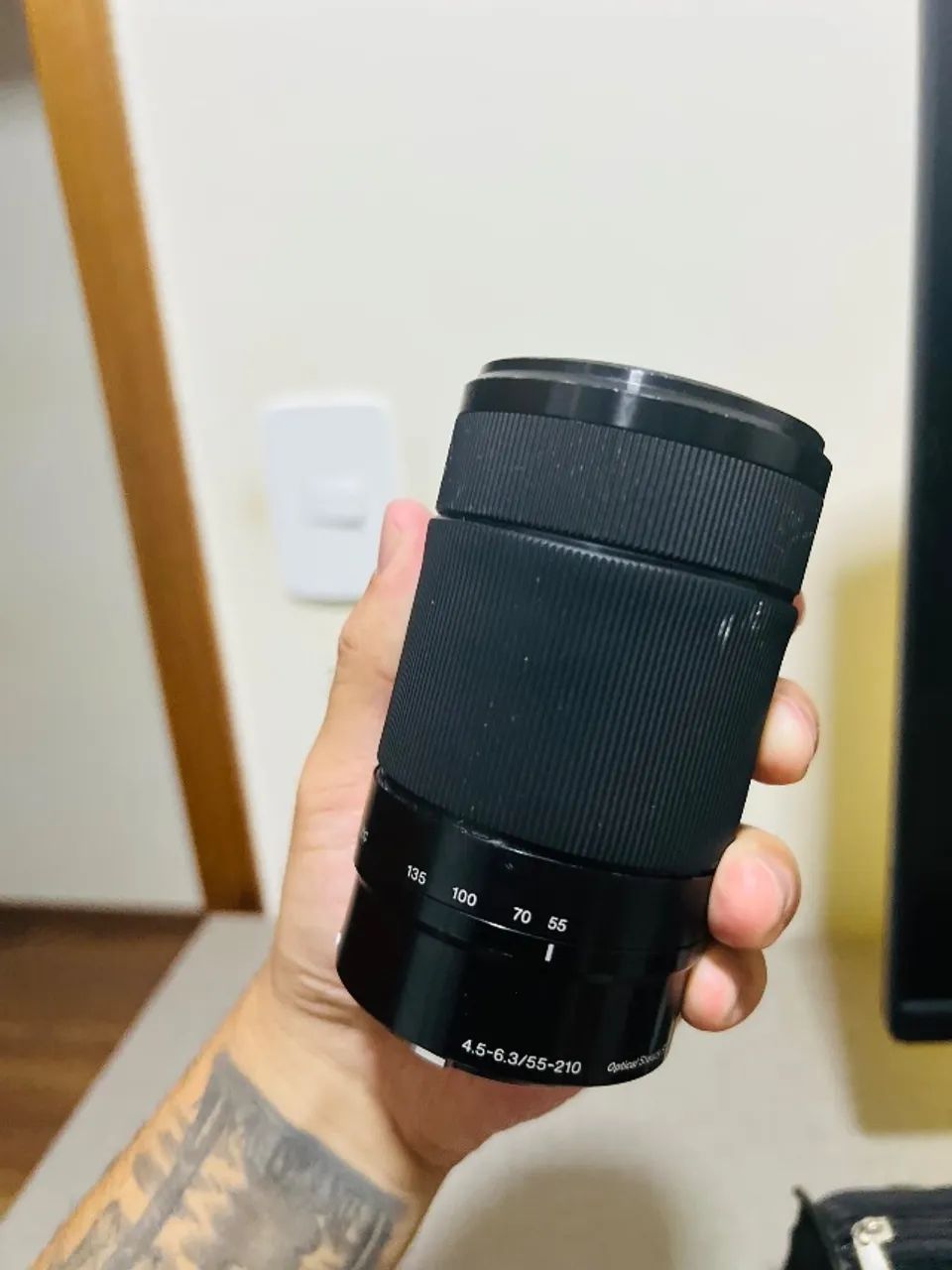Lente Sony 55-210 aceito equipamento como parte de pagamento  - Foto 4