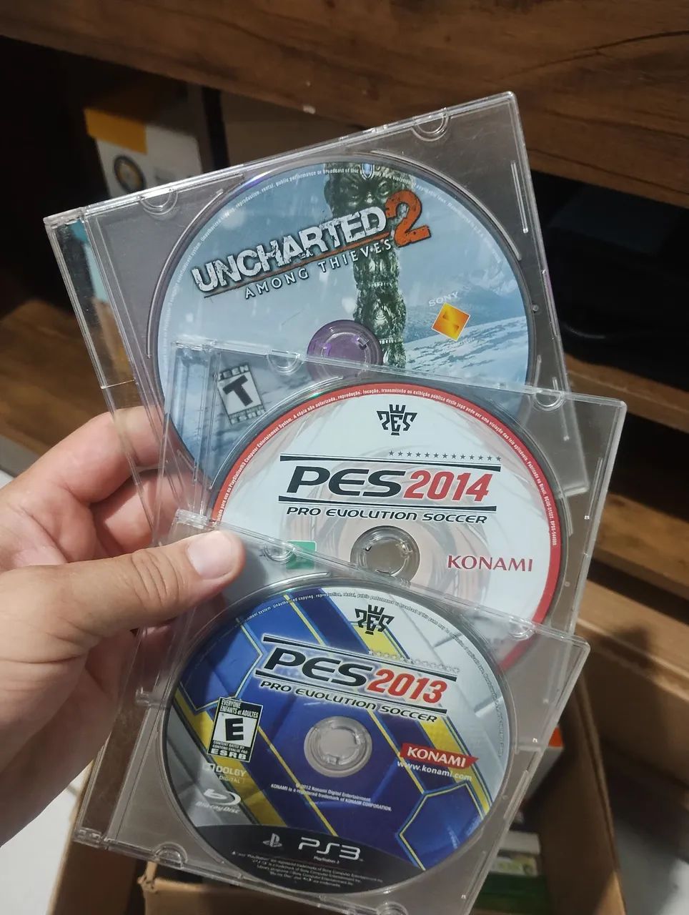 3 Jogos PS3 - Uncharted 2, PES 2014 e PES 2013