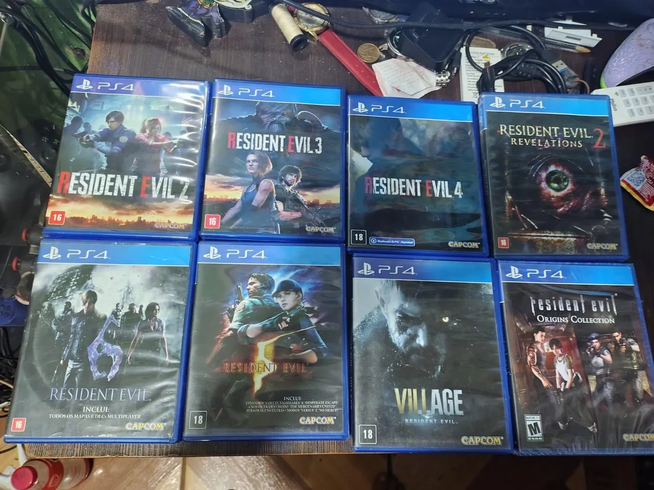 Coleção Resident Evil PS4 - Vários Títulos