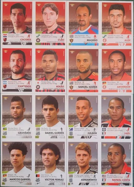 Álbum Campeonato Brasileiro 2015 - Capa Normal - Completo - Figurinhas Soltas. - Foto 3