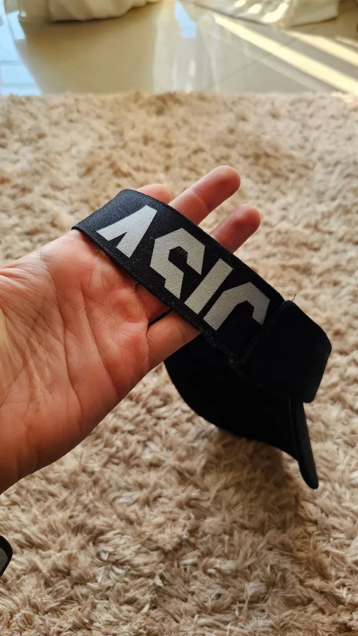Viseira Asics Preto Original - Foto 3