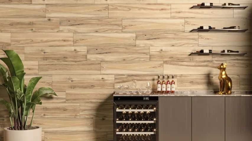 **PROMOÇÃO**Piso Régua Acetinado "Arau RX25039)" 25x110cm - R$ 32,90m² em até 3x sem juros - Foto 2