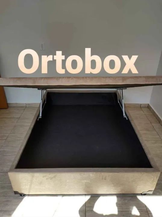 Cama Box Baú Solteirão com um ano de garantia - Foto 3
