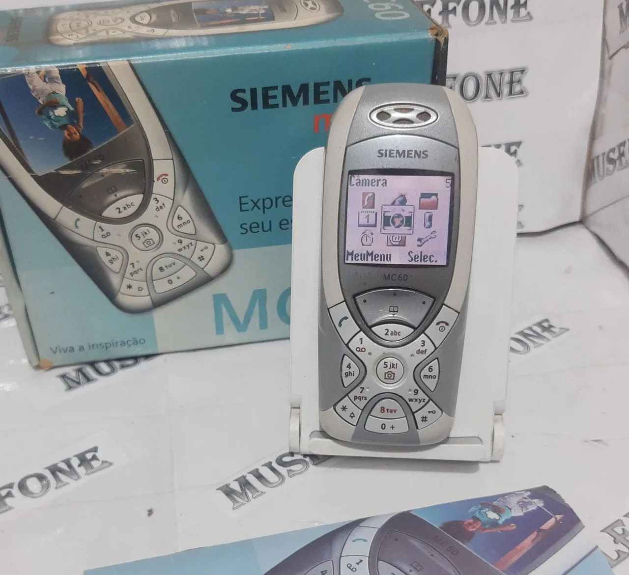 Siemens MC60 O PRIMEIRO COM CÂMERA celular antigo RELIQUIA  - Foto 6