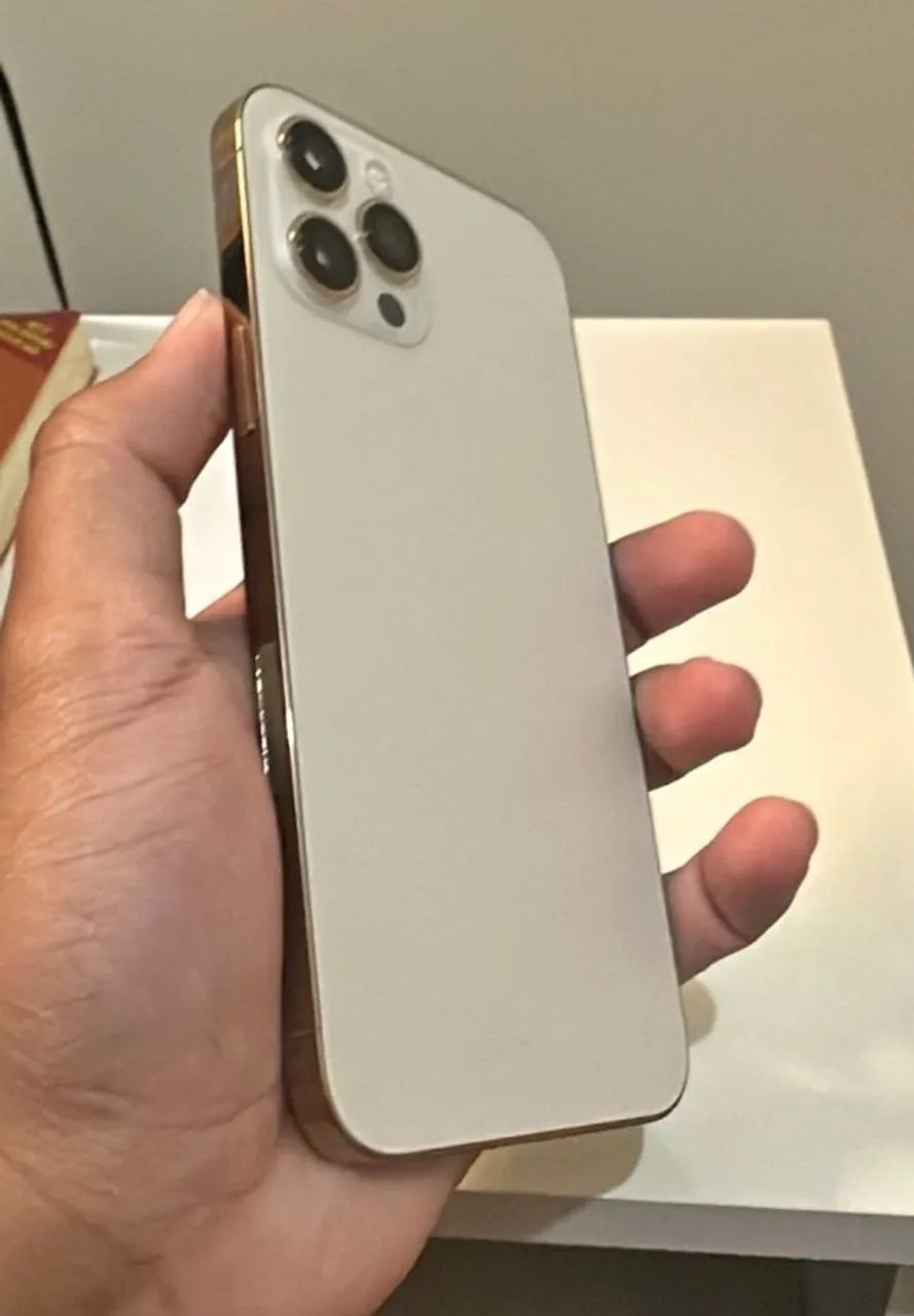 iPhone 12 Pro Max gold completo - Celulares e Smartphones - Centro