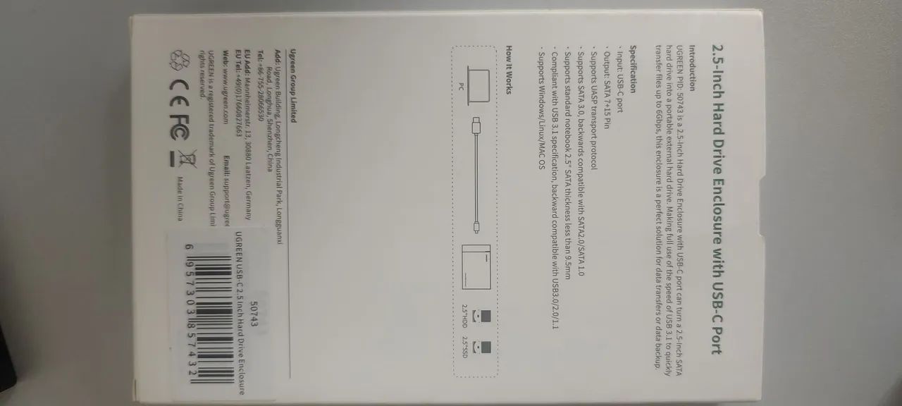 Case para SSD HD sata - Foto 3