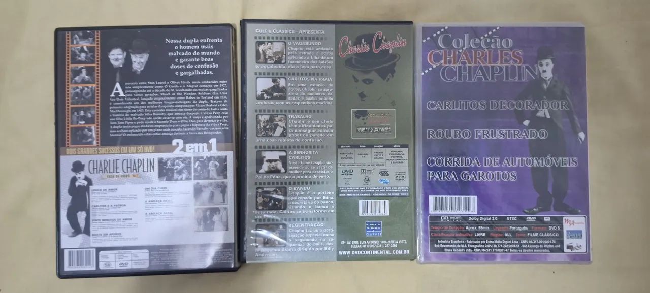 Coleção Dvds Charles Chaplin - Foto 2