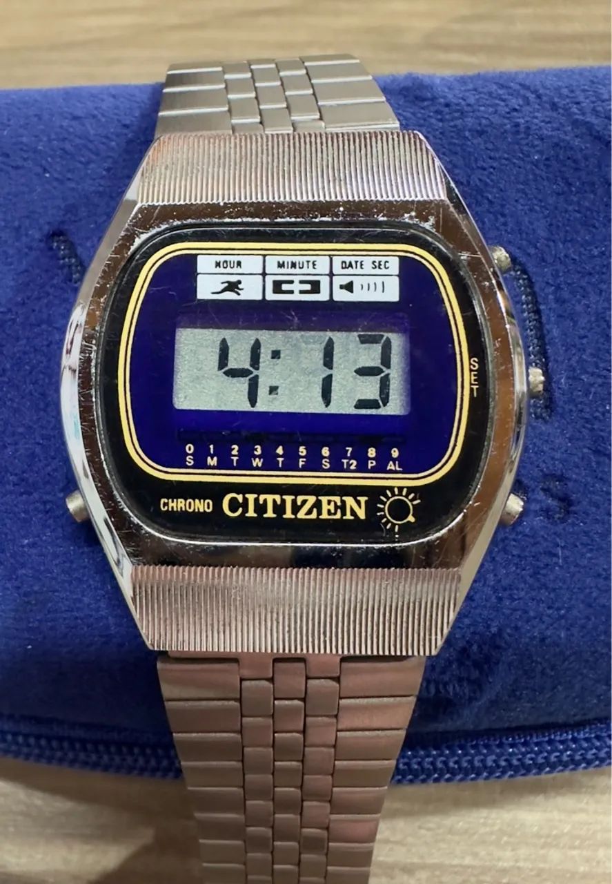 Relógio Citizen Digital anos 70