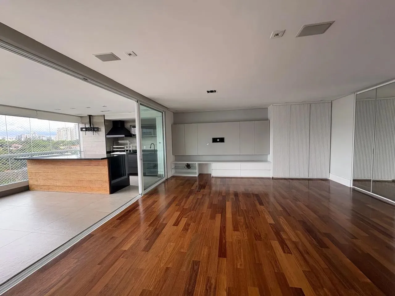 apartamento para alugar no campo belo, perfeito, vista para o verde infinita, 3 garagens, 