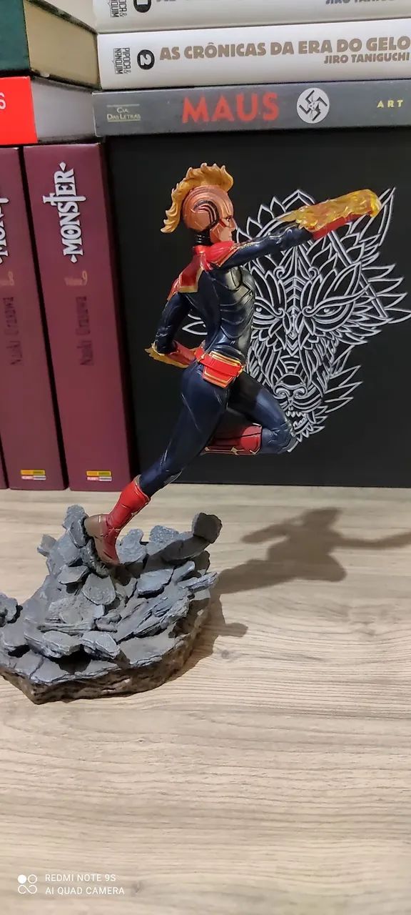 Capitã Marvel BDS Art Scale 1/10 - Iron Studios (MÁSCARA DESBOTADA) - Foto 2
