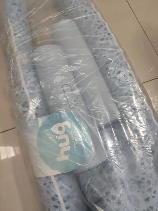 Kit Berço Névoa 9 peças Hug Azul - Foto 6