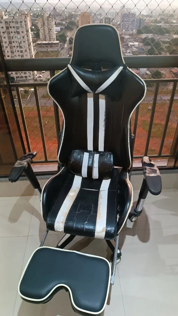 Cadeira Gamer Pelegrin Reclinável com Apoio de Pernas - Foto 3