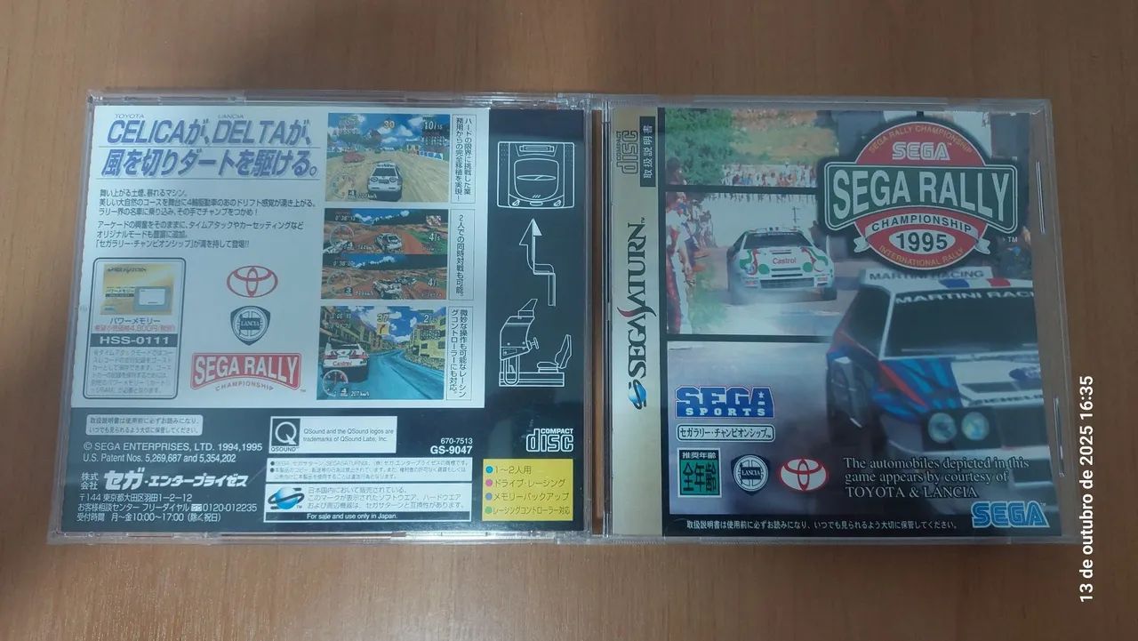 Sega Rally original Sega Saturn  - Foto 3