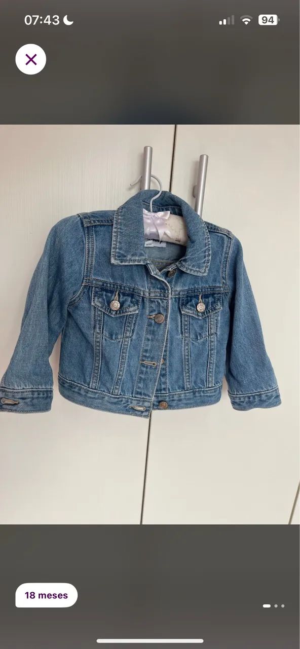 Jaqueta jeans infantil  - Foto 2
