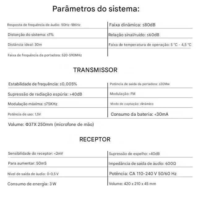 Sistema de Microfone Sem Fio GLXD-2 Pro UHF - Duplo Canal - Foto 6