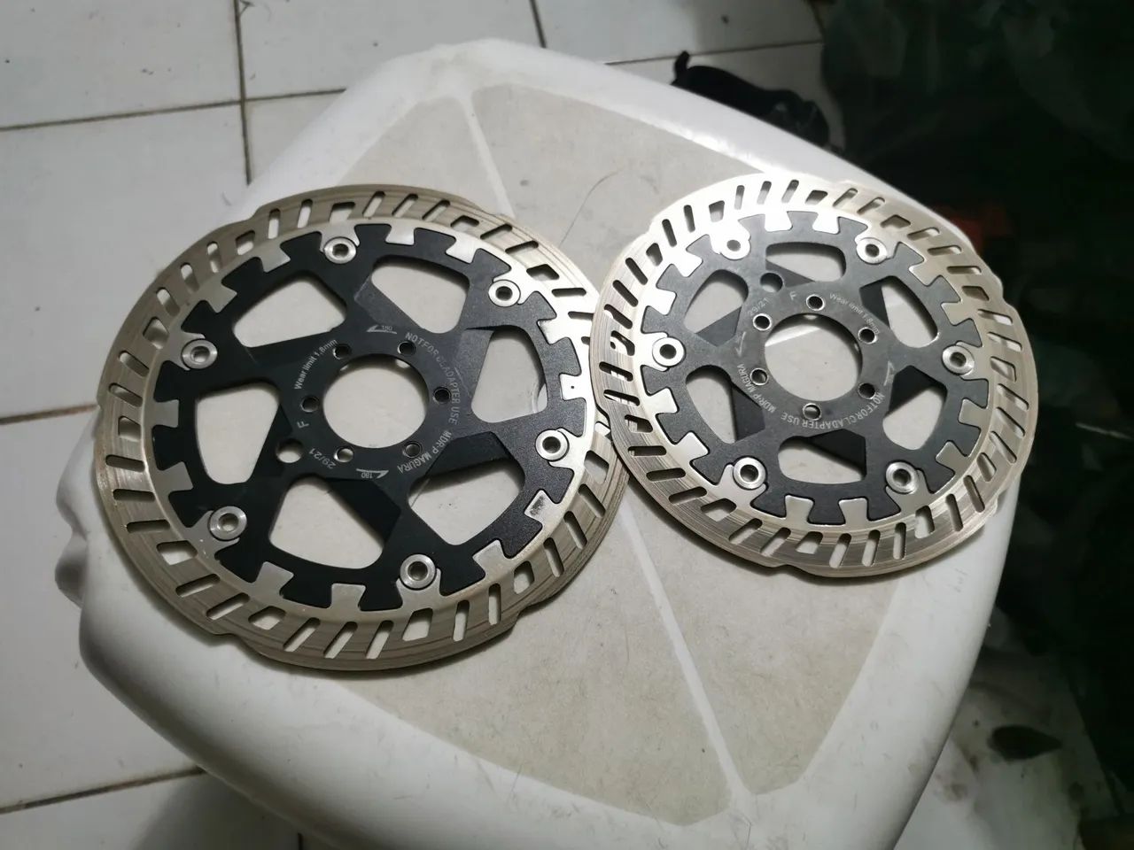Par de Discos flutuantes Magura MDR-P 160mm