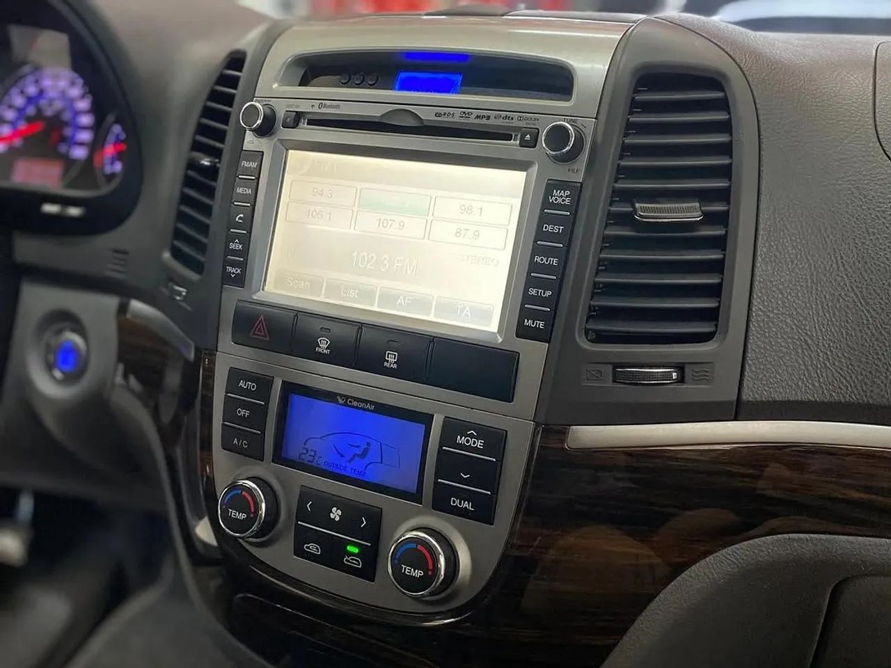 Multimídia Hyundai Santa fe 9 polegadas Carplay sem fio Android auto 
