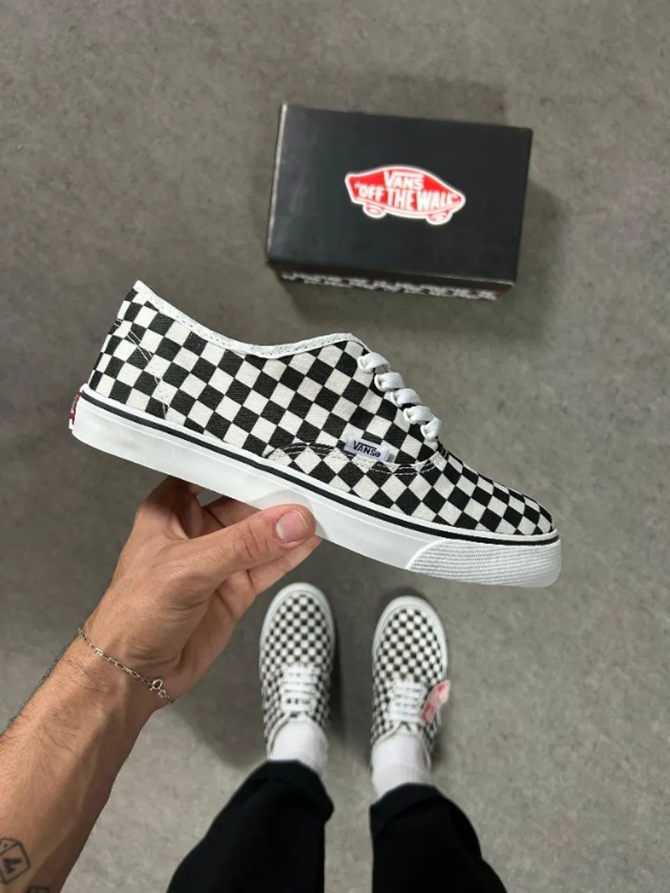 Vans Authentic Tenis Vans 34 Vans Authentic Xadrez TÊNIS VANS