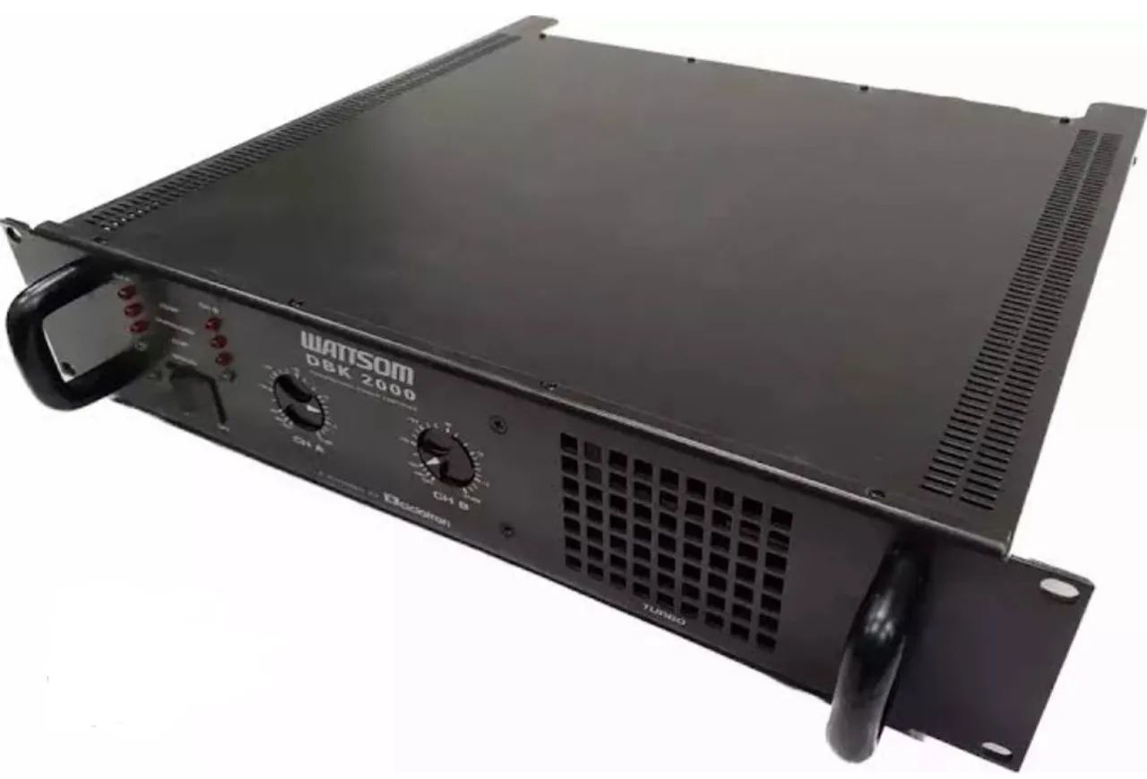 Amplificador Wattsom DBK 2000 500 rms contínuo 