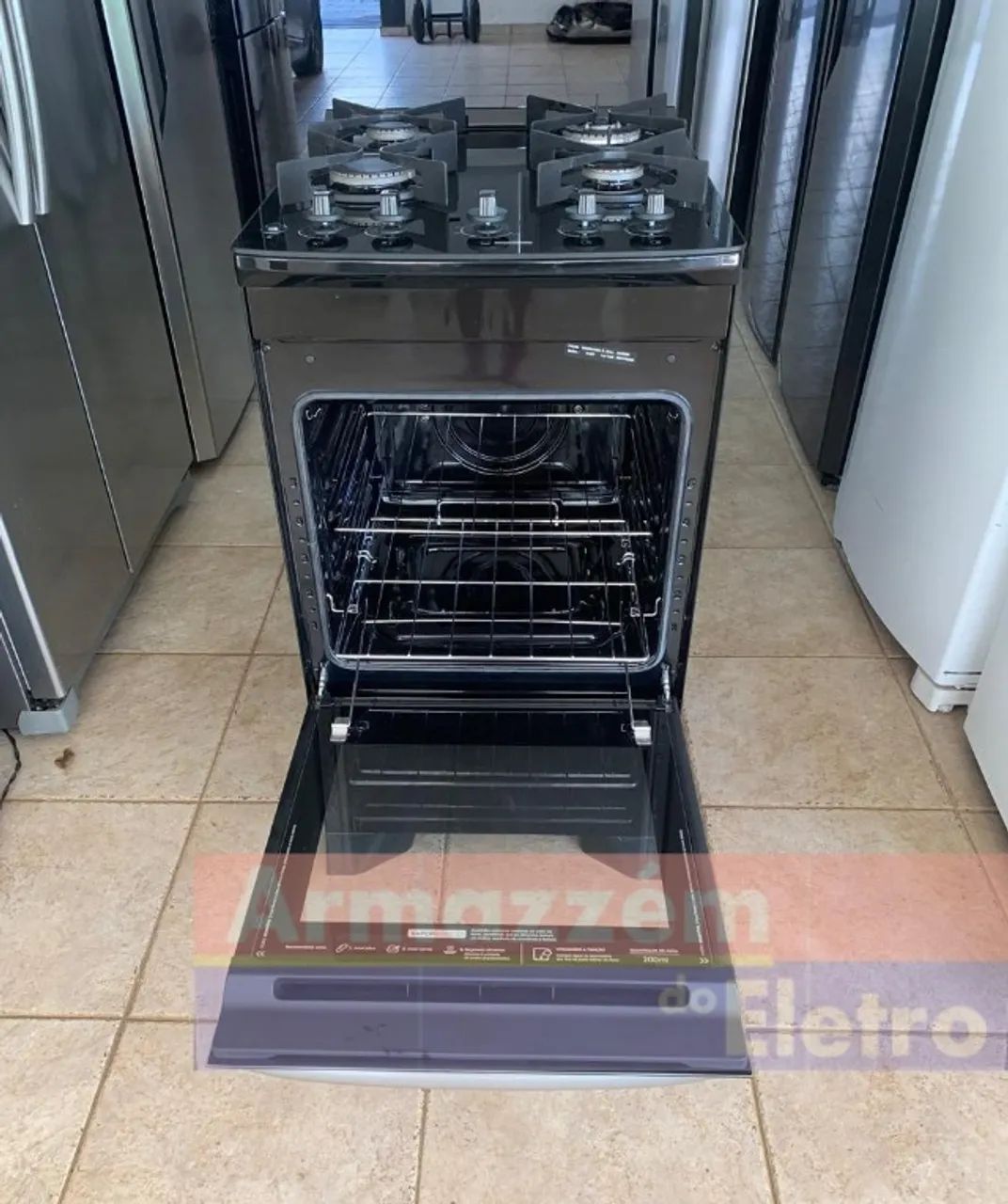 Fogao Electrolux 4 bocas Mesa Vidro Novo - Foto 2