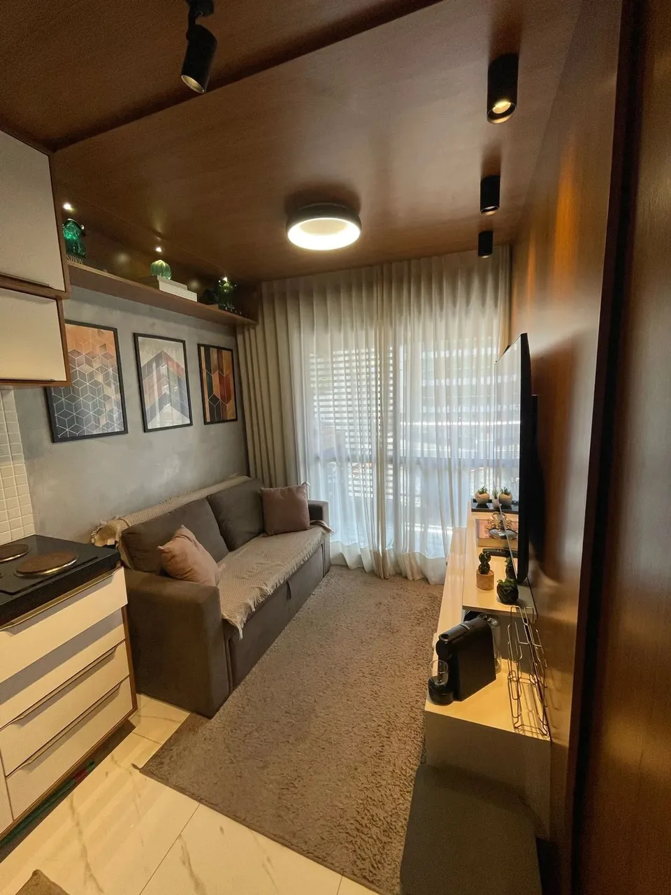 Apartamento De 1 Quarto Mobiliado Em 31M² E 1 Vaga De Garagem Na Barra. 1RS9BEH