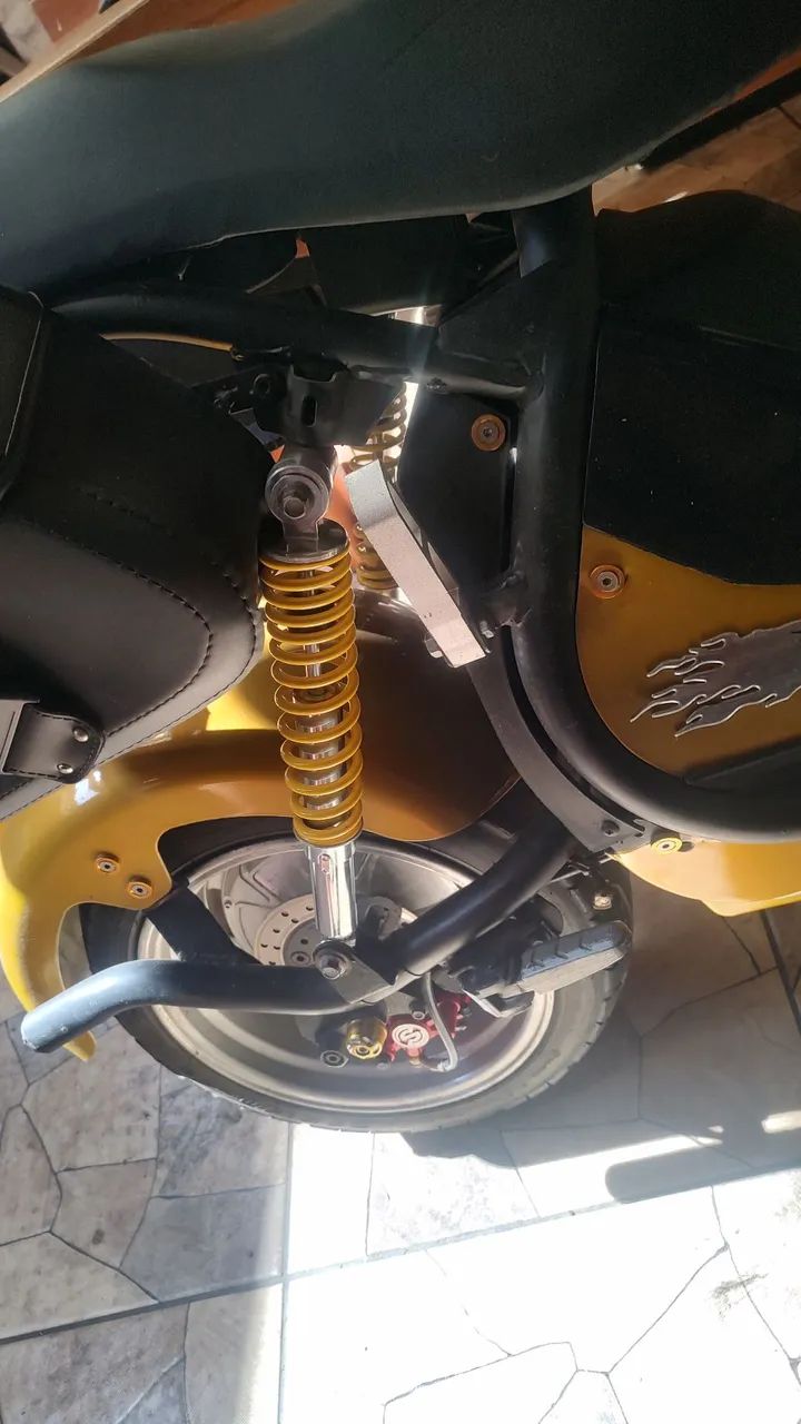 Amortecedor traseiro scooter elétrica moto elétrica  - Foto 2
