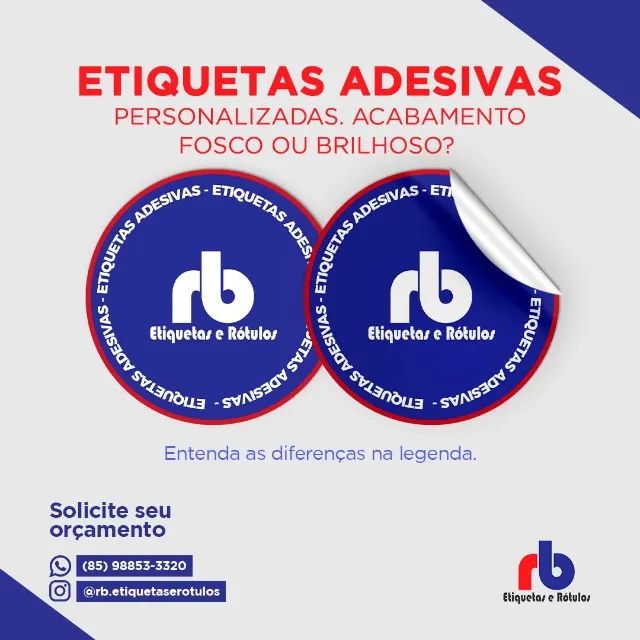 Etiquetas Adesivas - Foto 4
