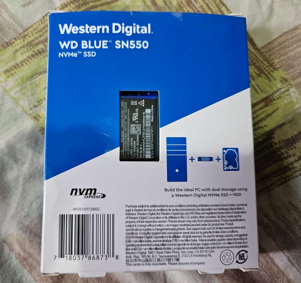SSD NVMe 1TB Western Digital WD Blue SN550 - Foto 2
