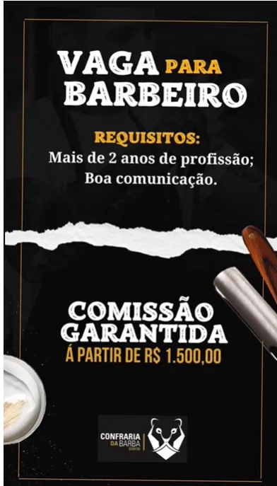 Barbeiro com experiência