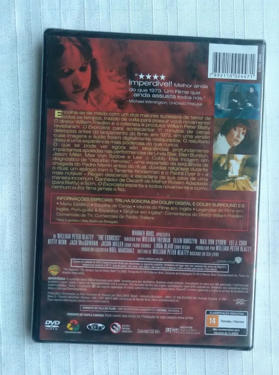 DVD El Exorcista - Versión Extendida (SELLADO)64985865963905121