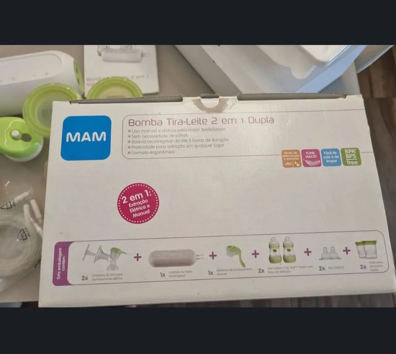 Bomba Tira-Leite MAM 2 em 1 - Foto 2