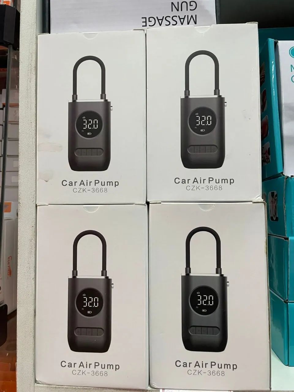 Bomba de ar para carro portátil