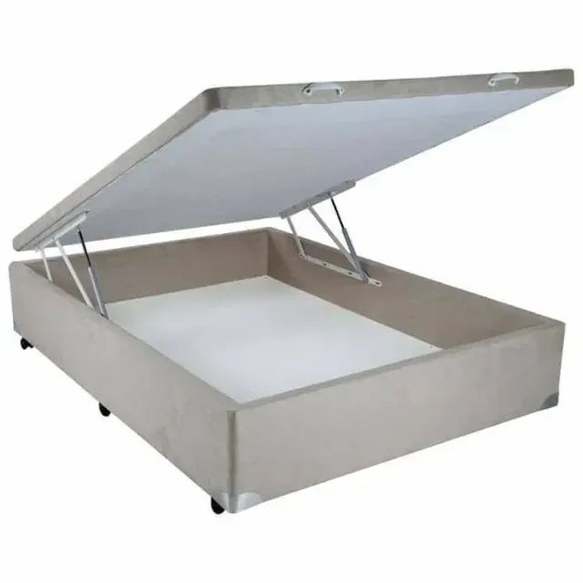 Conjunto: Box com Baú+ Colchão Herval - Scotland  - Casal 138X188X79 - Foto 6