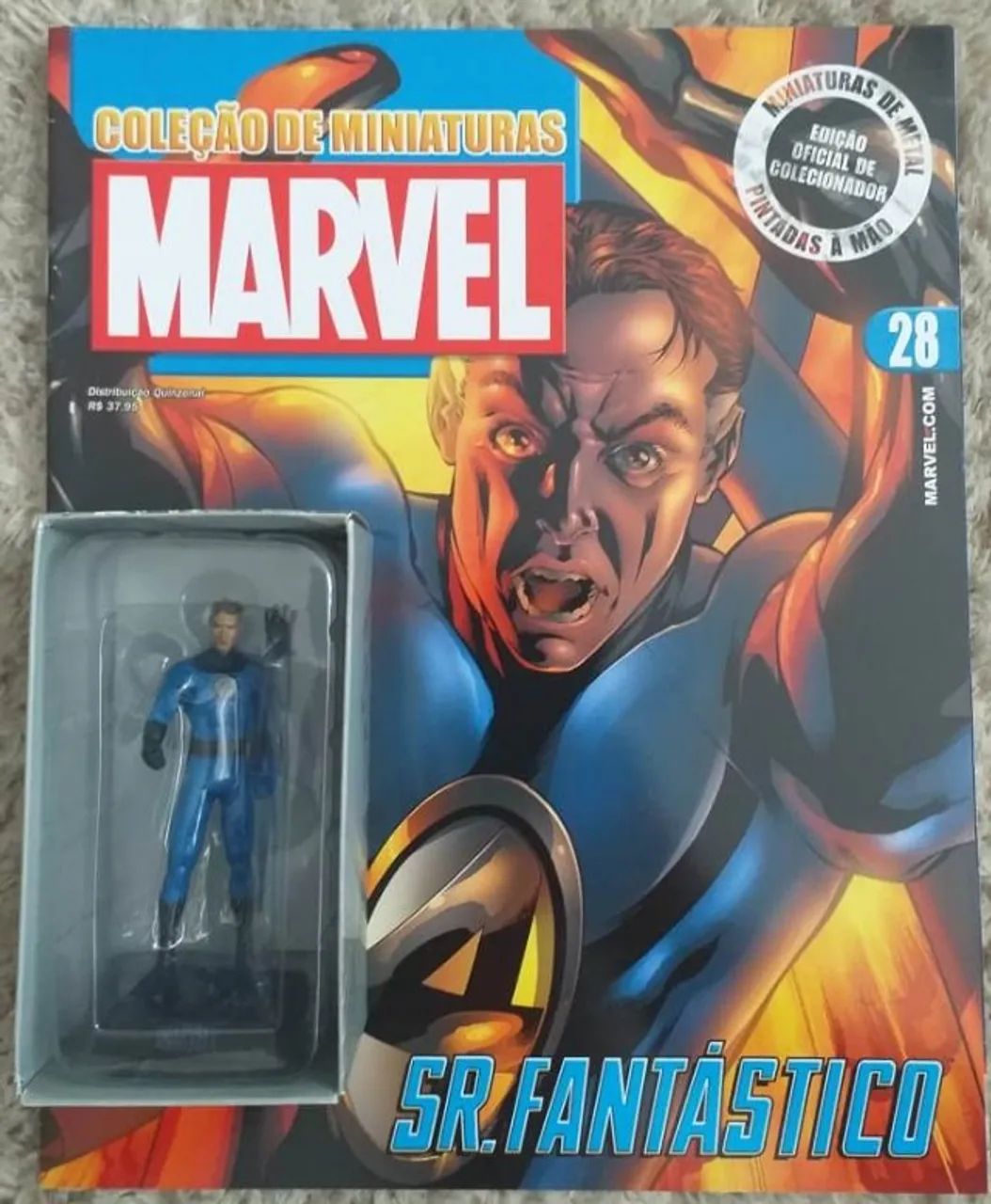 Senhor Fantástico - Coleção de Miniaturas Marvel Eaglemoss n. 28