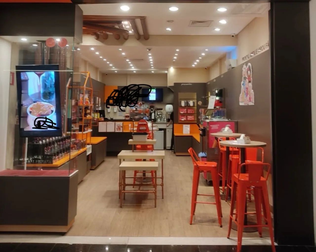 Móveis para cafeteria 