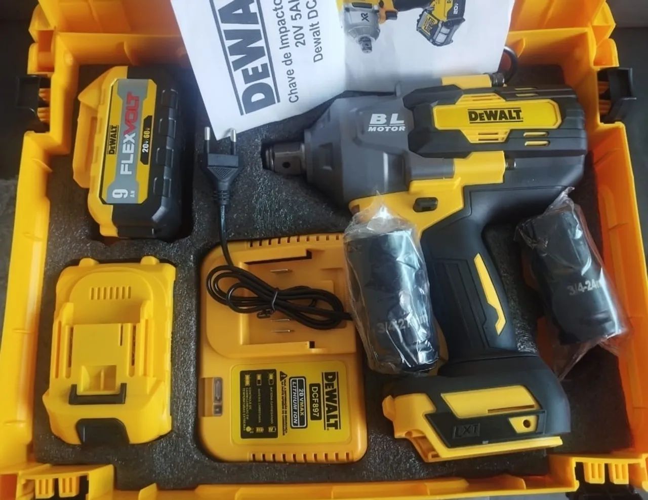 Chave de impacto Dewalt para trator caminhão novo nunca usada