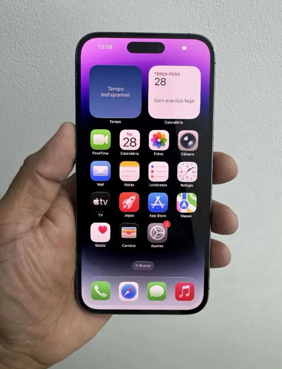 14 pro Max 128 gb ROXO SEMI NOVO IMPECÁVEL 