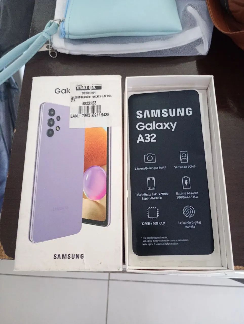 Embalagem vazia de celular e mais duas  carcaça do Motorola g14 e do Samsung A32 - Foto 5