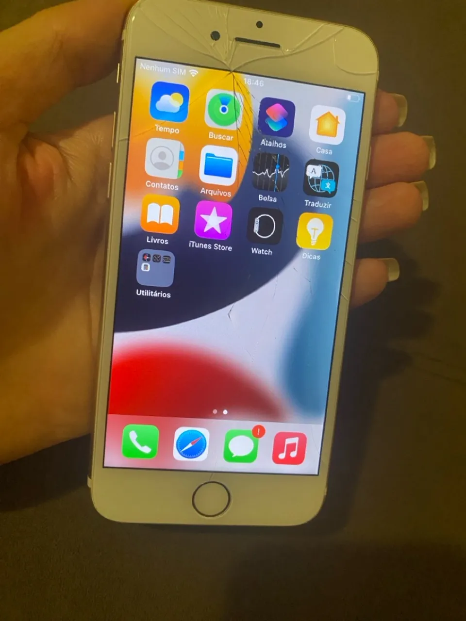 iPhone 7 - 128GB Dourado (funcionando tudo)