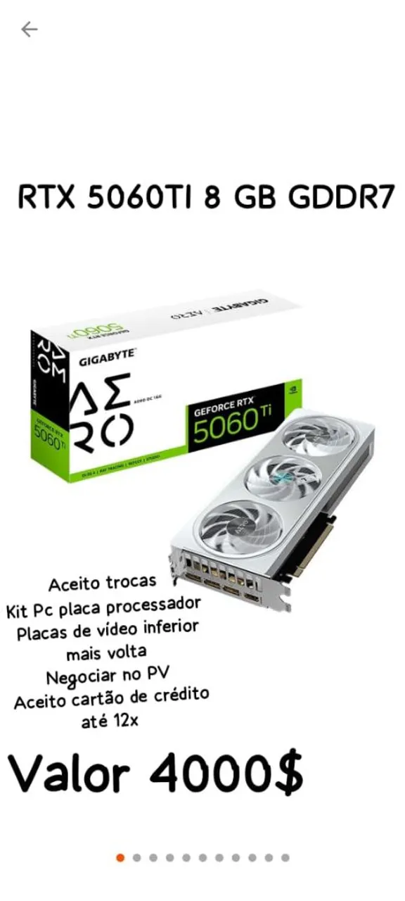 RTX 5060Ti gigabyte aero 3 fans