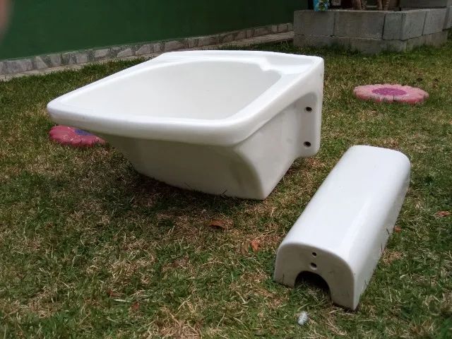 Tanque de Louça com Coluna - Nunca usado - Foto 5