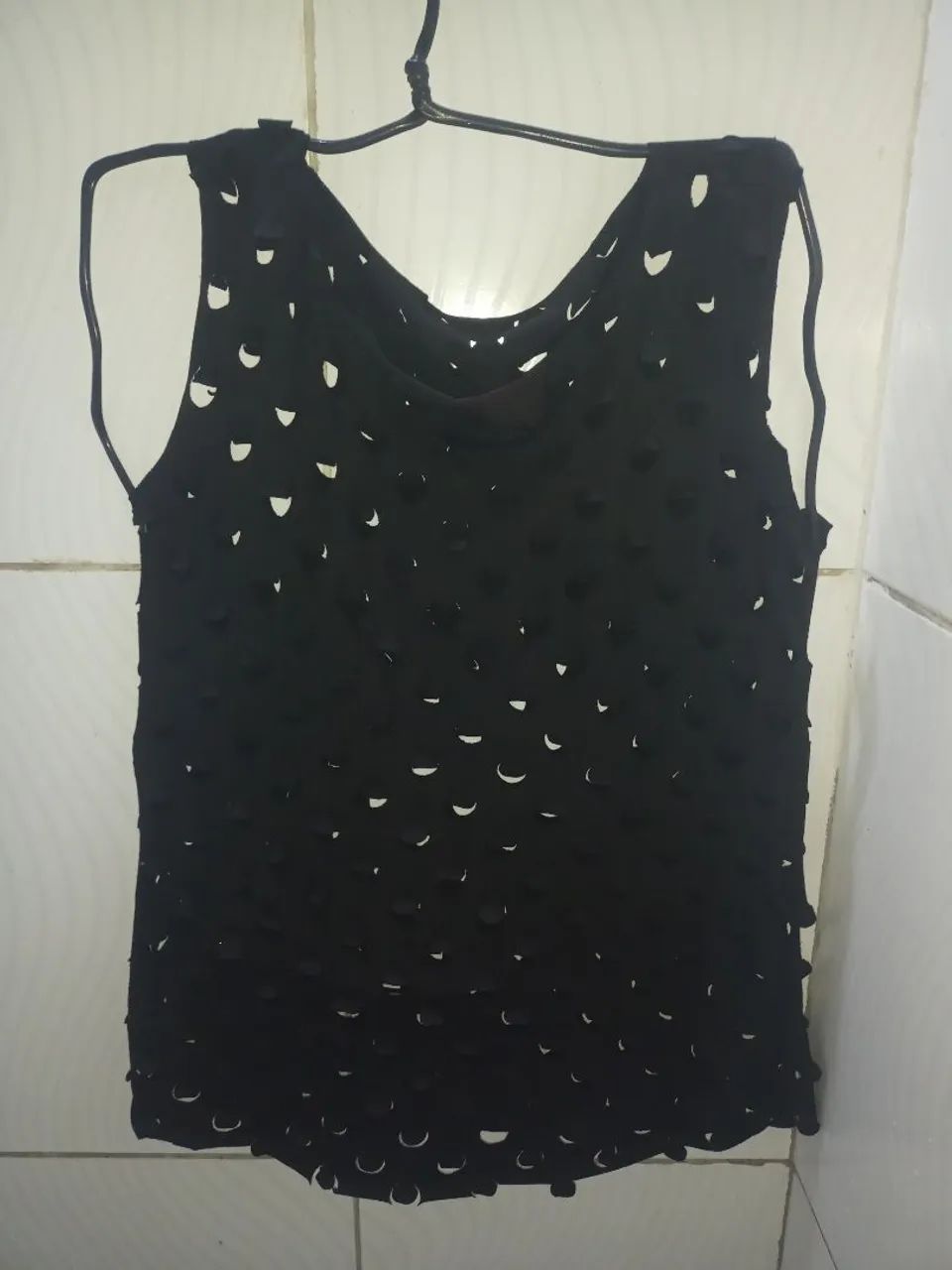 Camiseta  Preta Feminino M - Foto 2