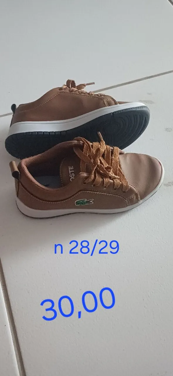 Tênis Lacoste Infantil - Tamanho 28/29