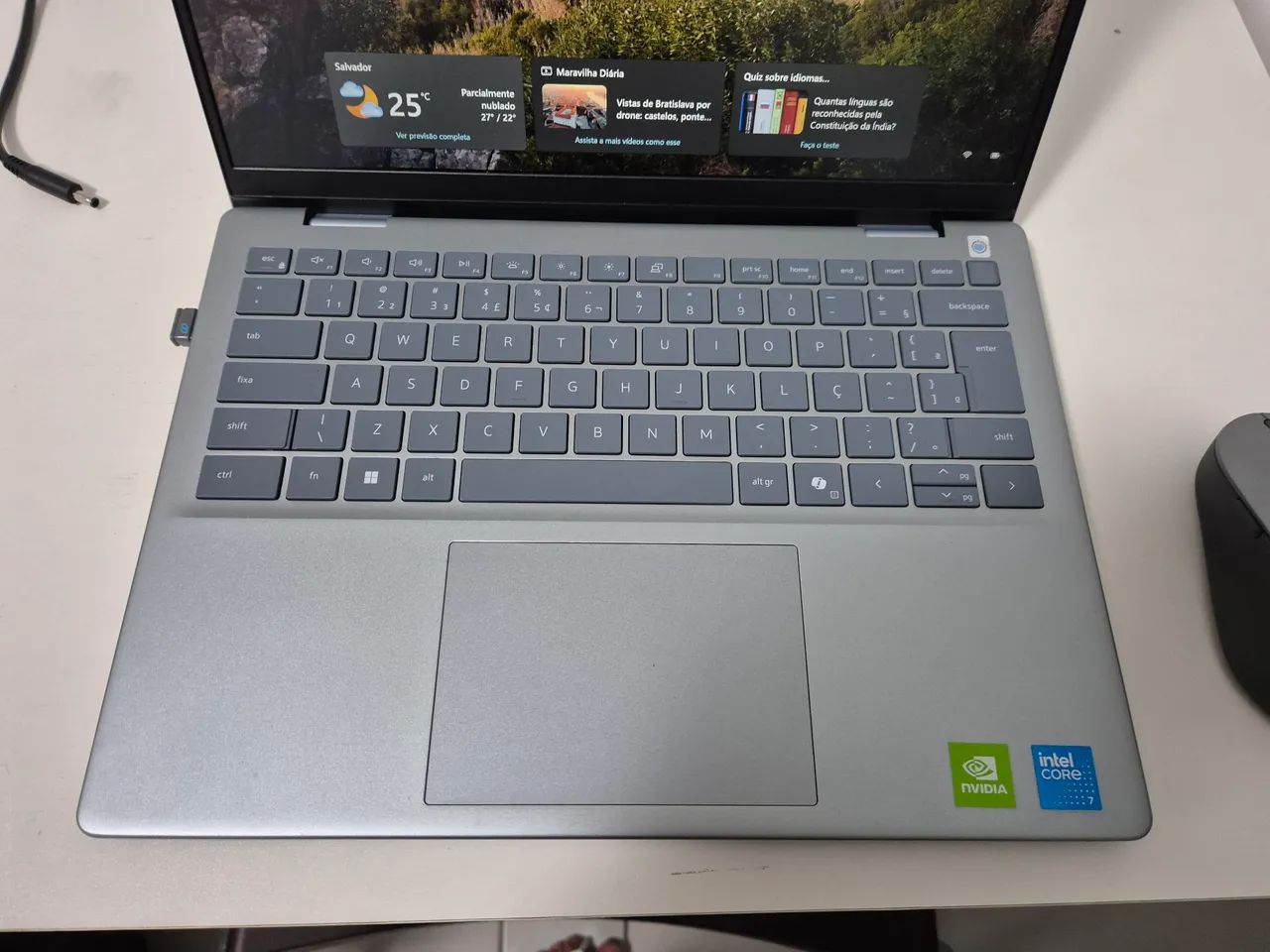 Dell Inspiron 14 Core 7 32 GB RAM NVIDIA MX350A 512GB SSD W11 PRO + NF e garantia 2026 - Foto 2
