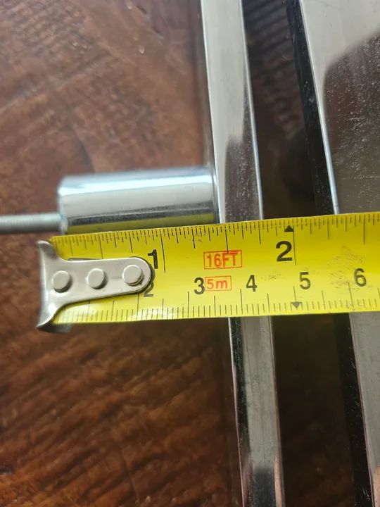 Puxador de porta cromado - Foto 2