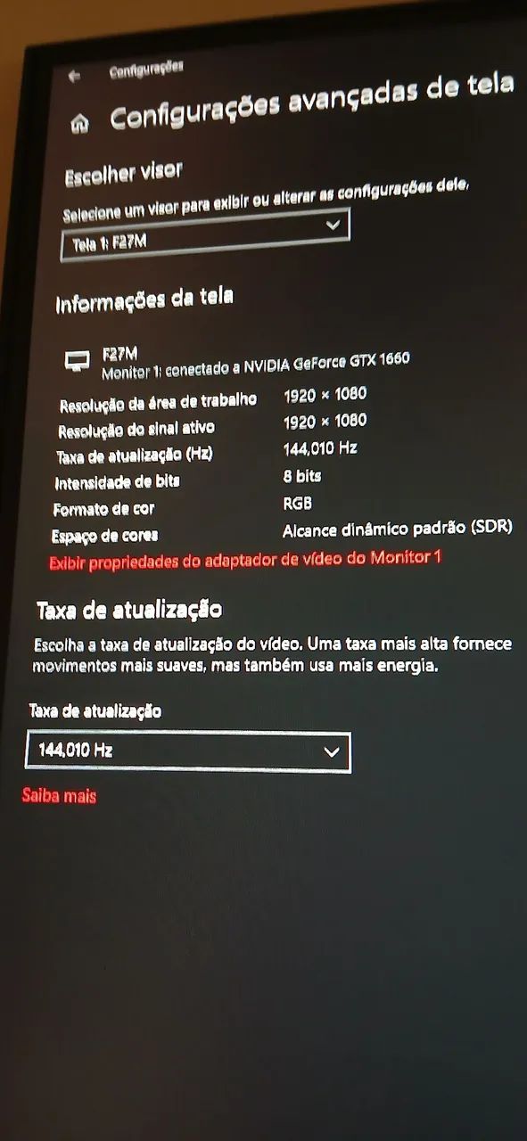 Munitor 27 polegadas 144hz pichau  - Foto 3