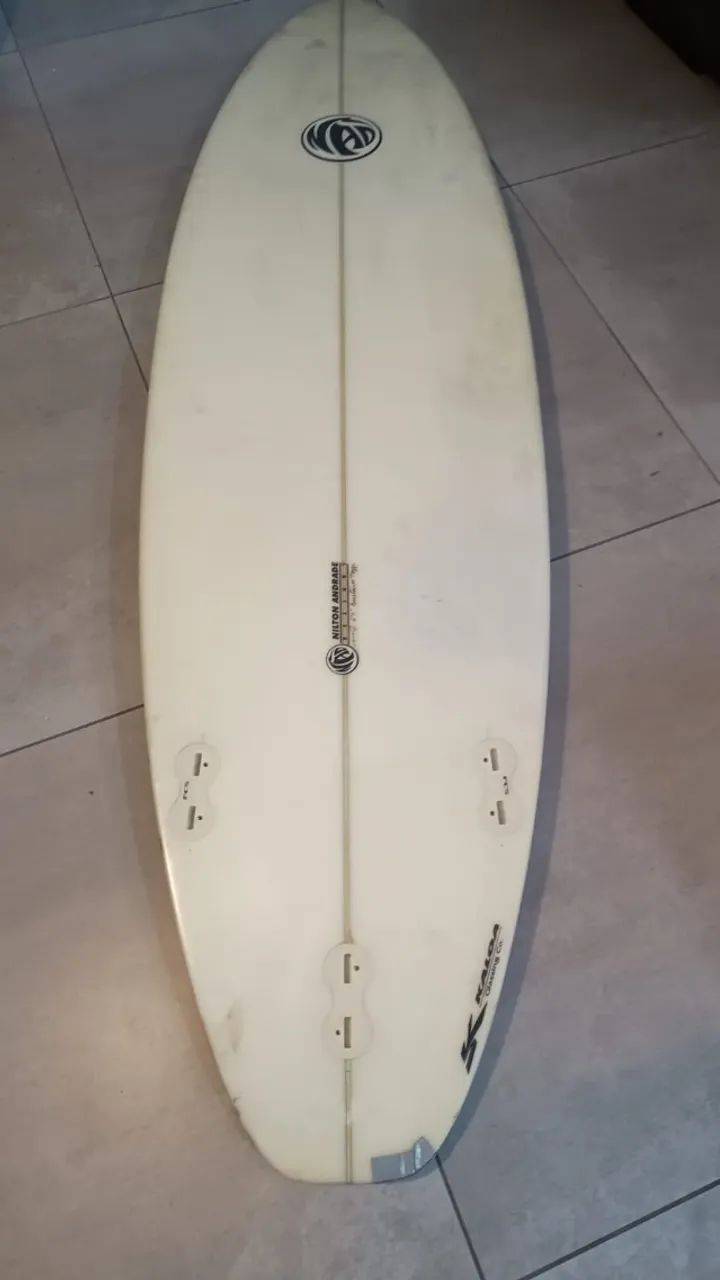 Prancha de Surf Nilton Andrade 6.1 com suporte Gopro - Foto 5