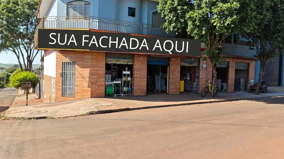 Instalações + ponto de loja (materiais de construção)