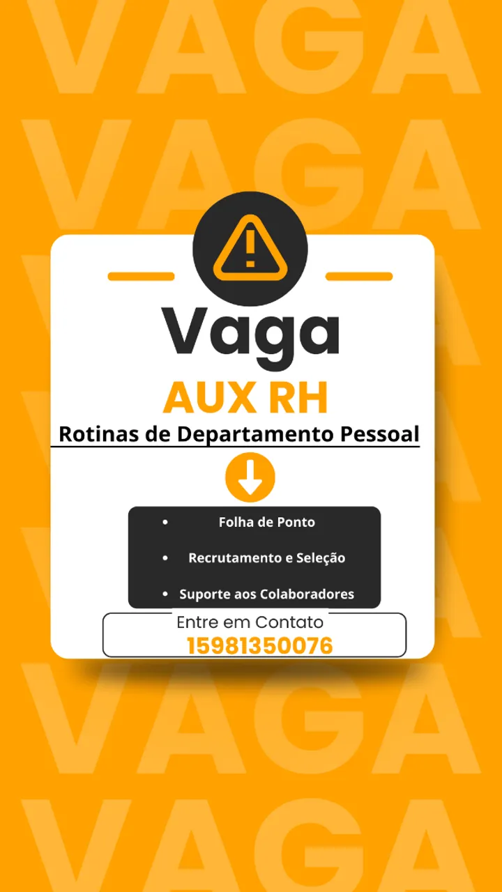 Auxiliar de Recursos Humanos