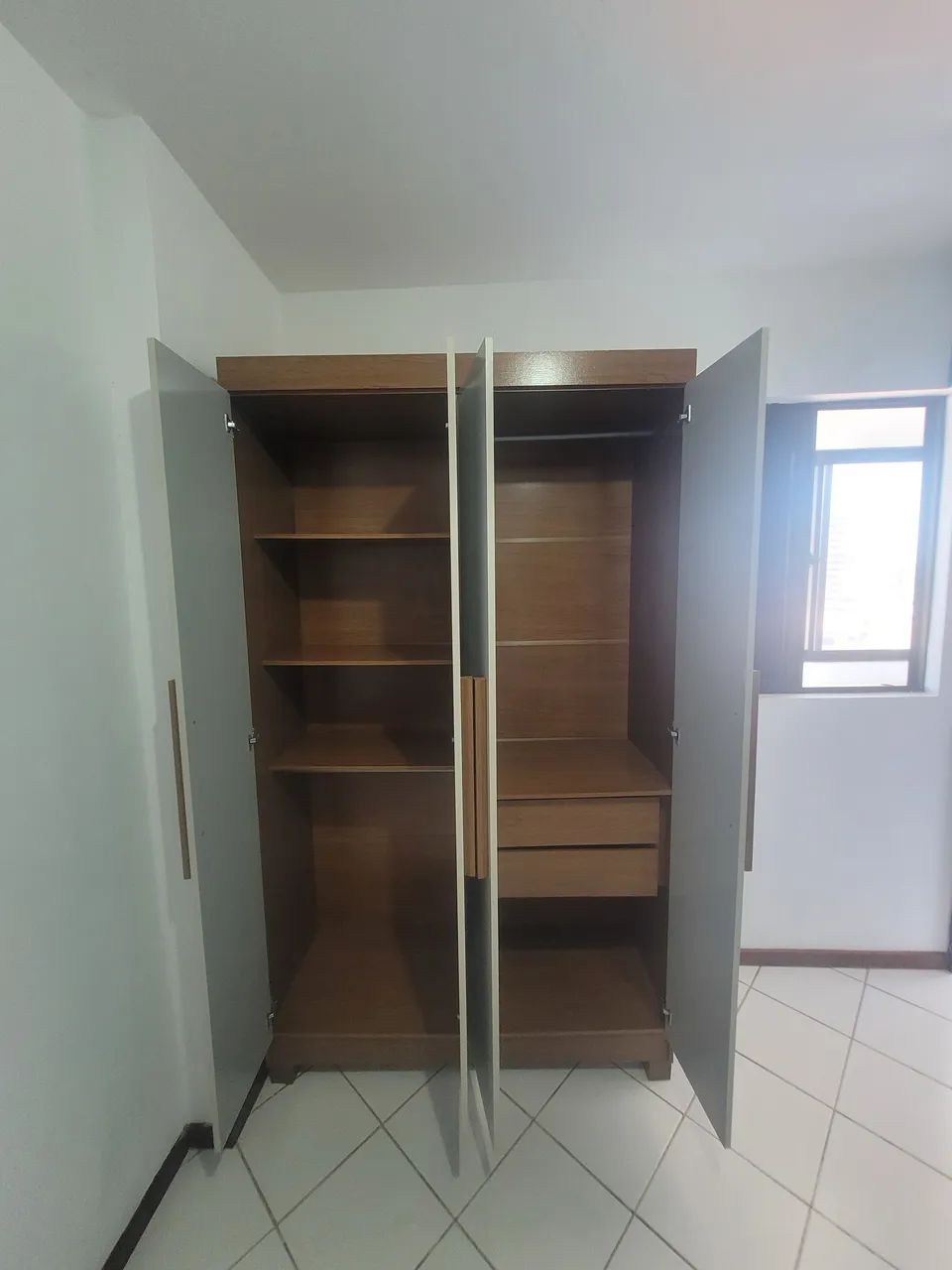 GUARDA ROUPA CINZA - Foto 5